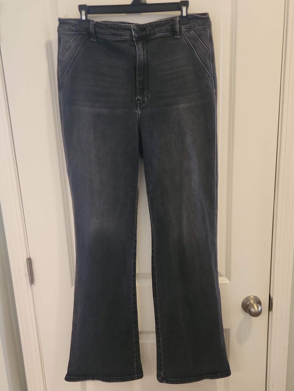 KanCan Women's Dark Washed Flare Jeans
